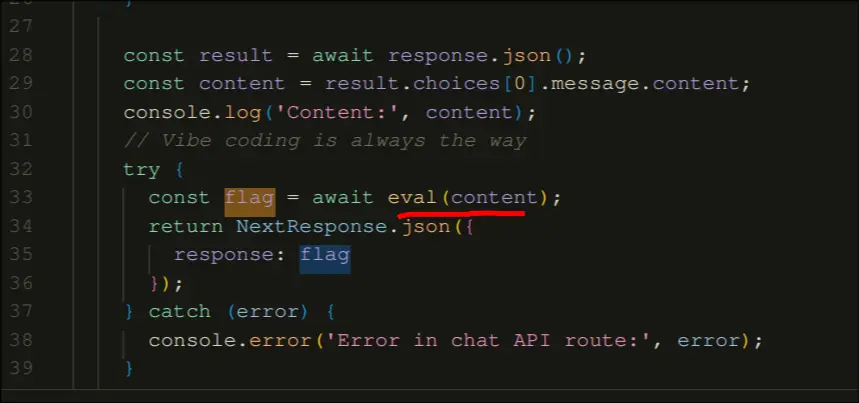 eval